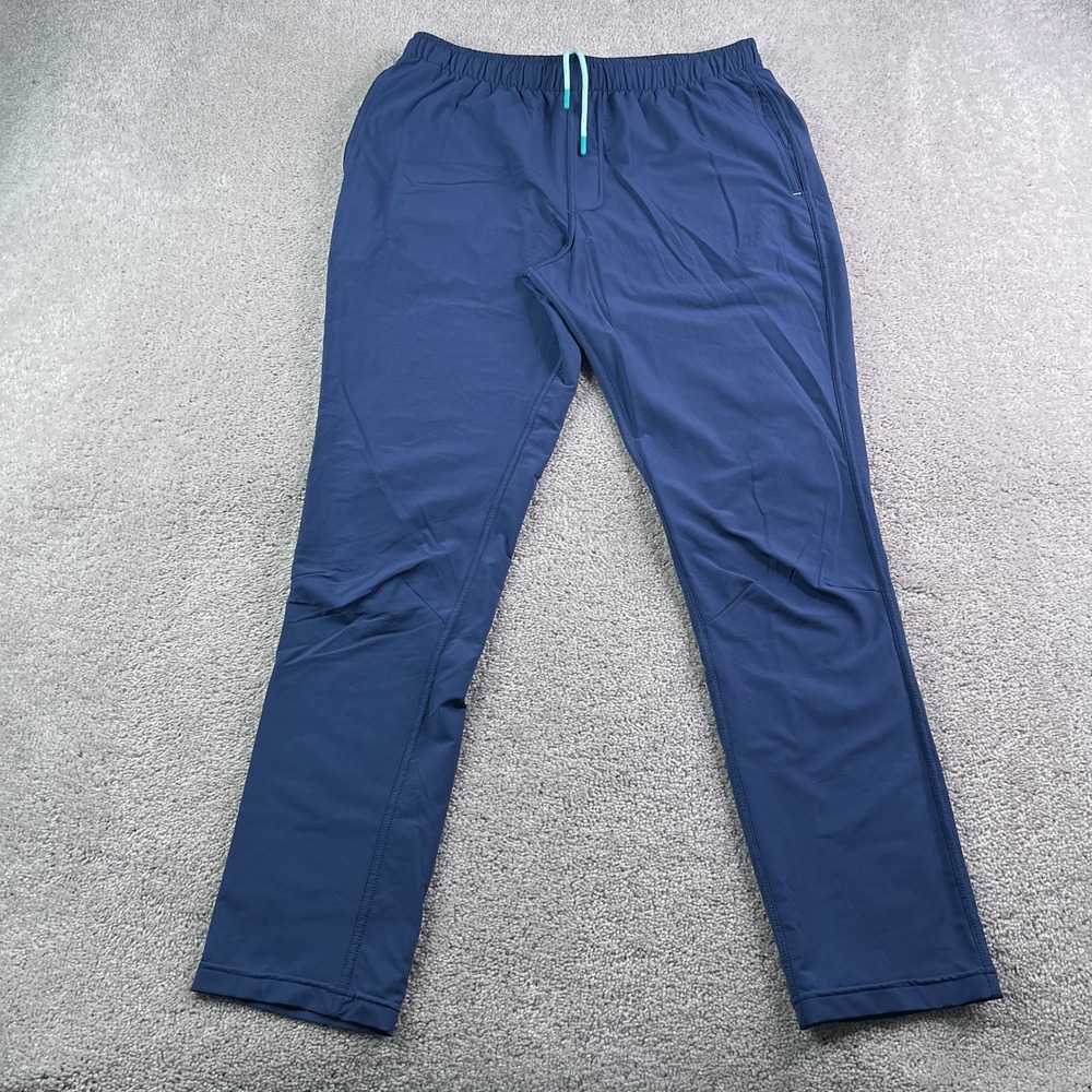 Myles Pants Mens Medium Blue Everyday Pant Stretch Running Gym Workout